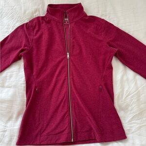 Abercrombie & Fitch (YPB) Women's Workout Berry Zip-Up Jacket
